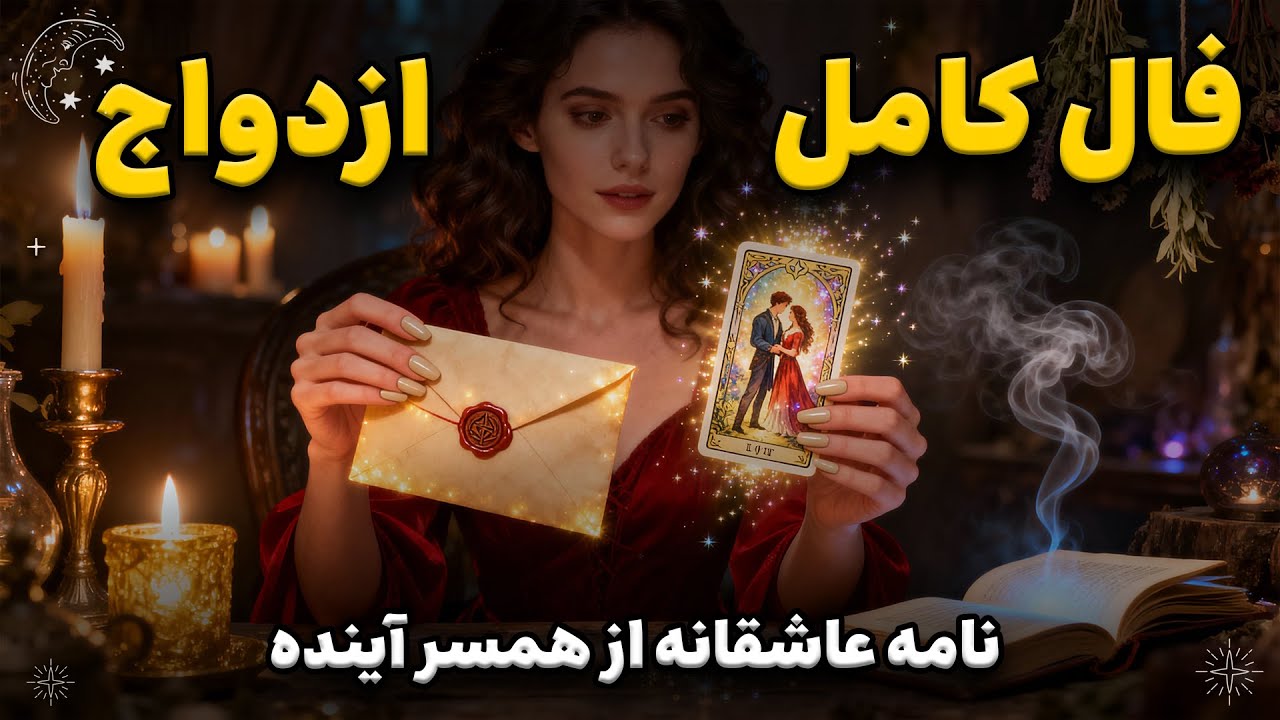 😳 فال ازدواج کامل و شوکه‌کننده + نامه عاشقانه از همسر آینده 💌