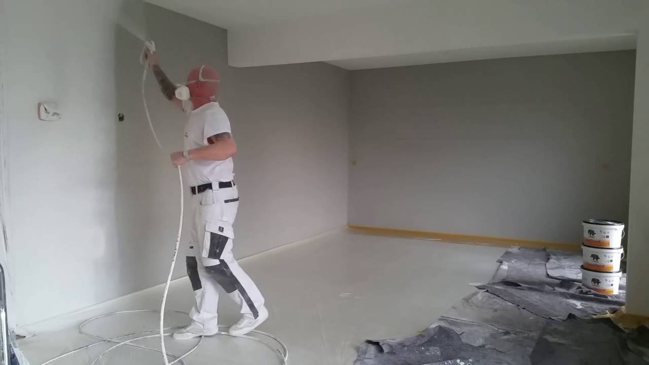Airless Latex spuiten van muren en wanden door www.voordeliglatexspuiten.nl
