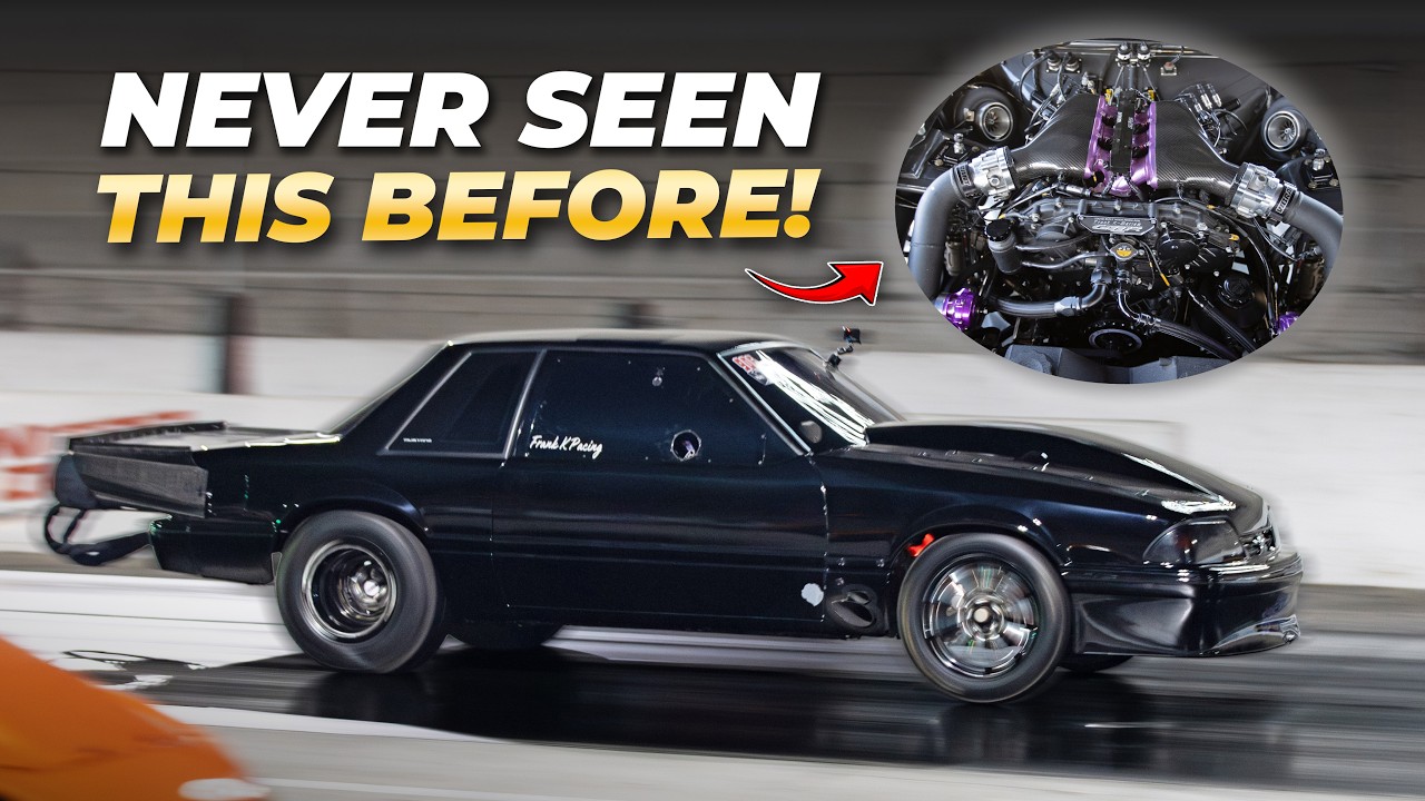 Наконец-то кто-то сделал интересный Foxbody... Замена двигателя на R35 GTR (2500 л.с. | 6 секунд ...