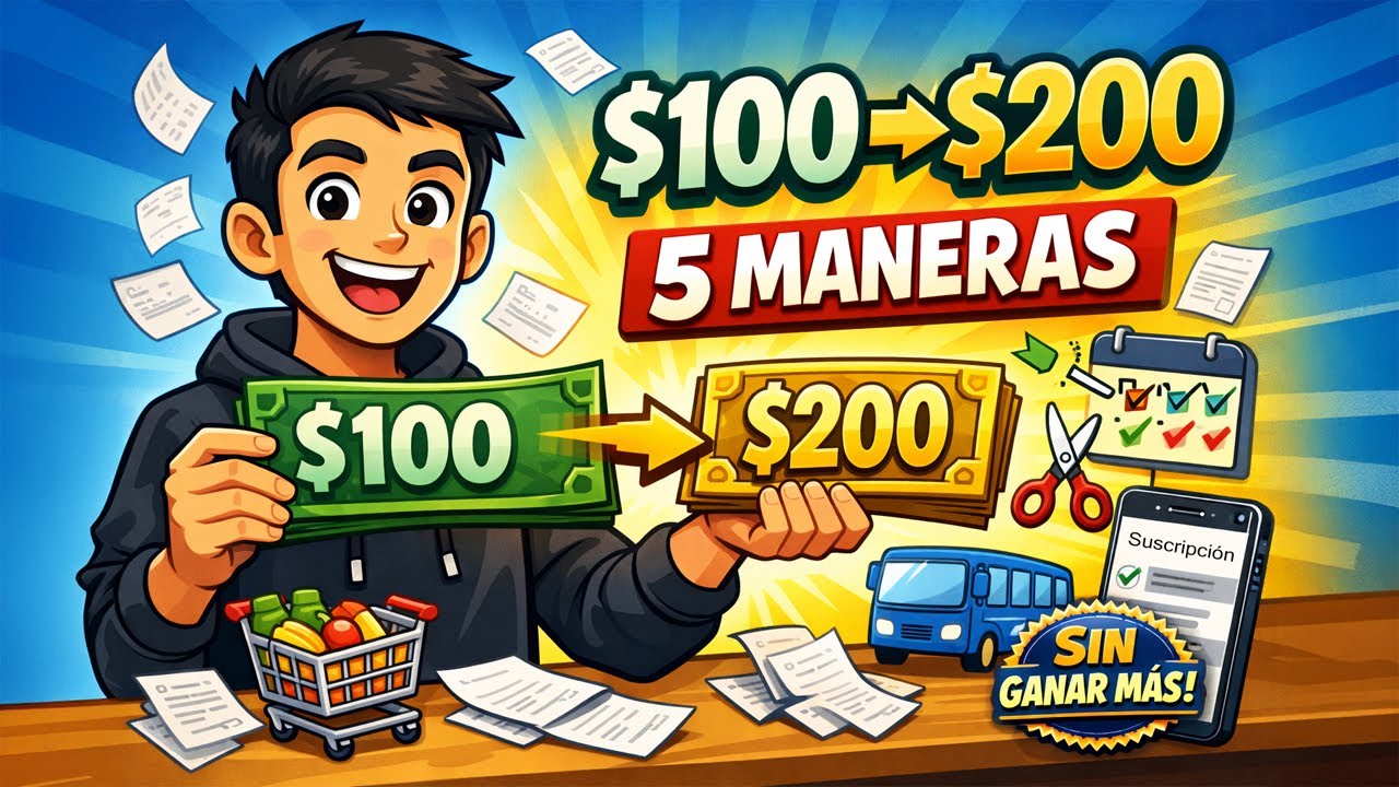5 maneras de hacer rendir $100 como si fueran $200 💸 AHORRO INTELIGENTE sin ganar m&aacute;s