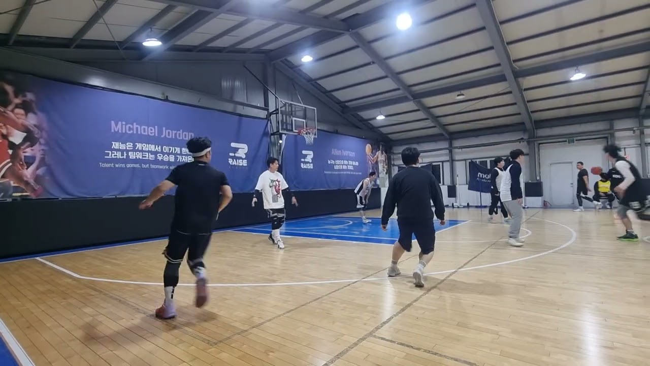 부산농구  검/흰 연습게임 2/14