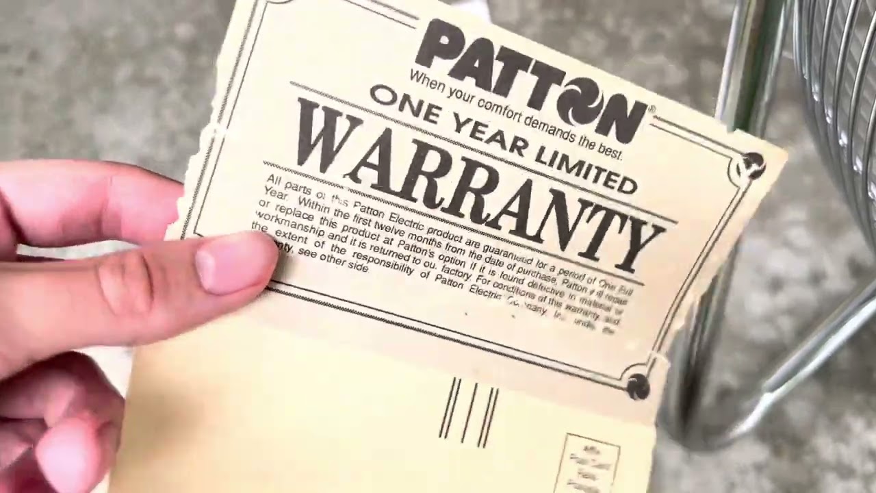 Unboxing the 1997 Patton U2-20 Industrial Heavy Duty