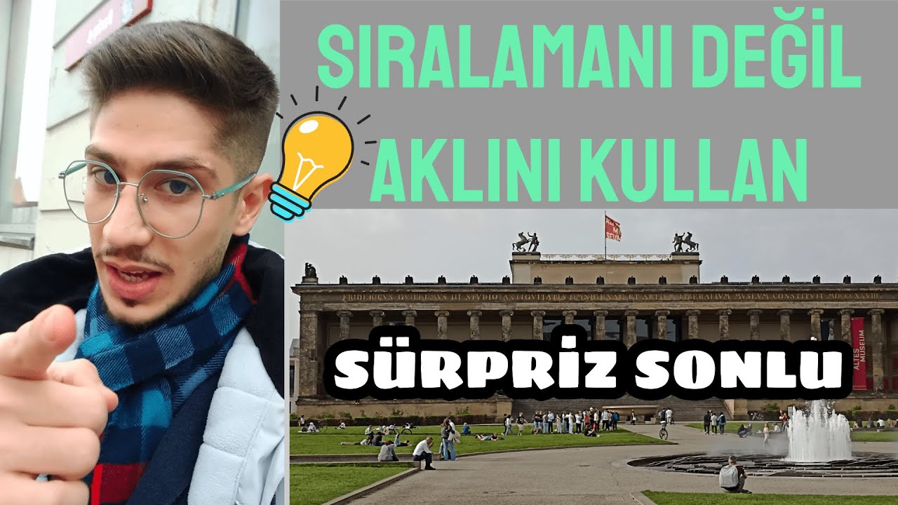 Tercih Yaparken Bunu da Düşün Her Şey SIRALAMA DEĞİL | Erasmus İmkanlarına Göre Tercih Yapma İşi