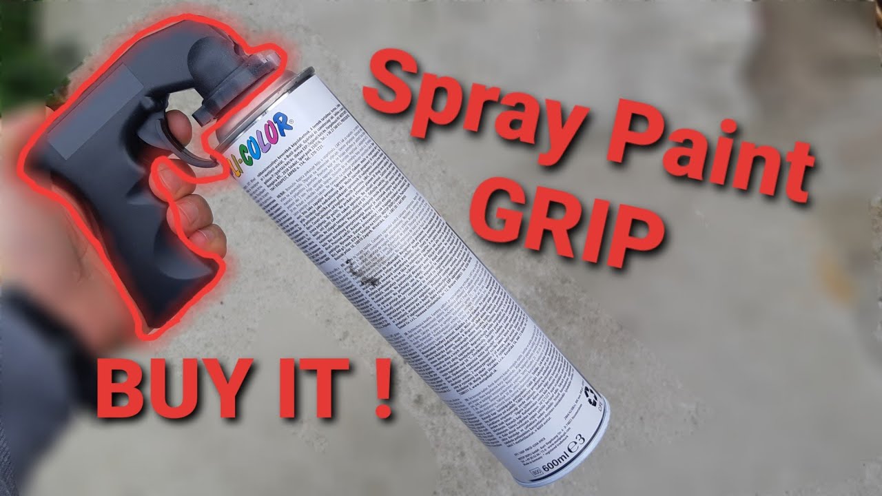 Gun Can Spray Paint Grip - It's Good to Have !