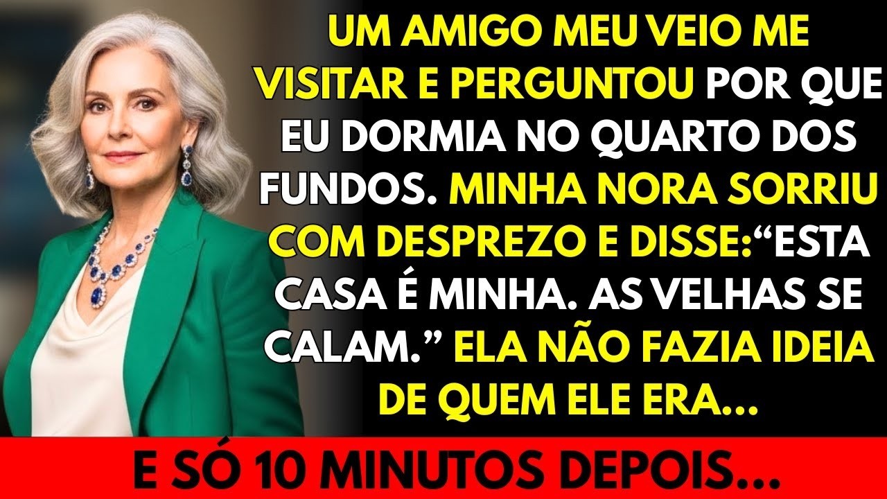 Minha nora disse_ “Esta casa é minha, as velhas se calam.” 10 minutos depois… ela empalideceu