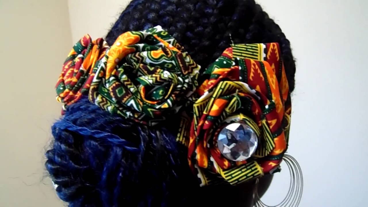 CHIC ANKARA HAIR ROSES.