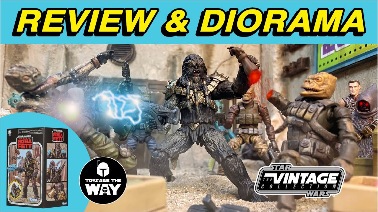 Star Wars The Vintage Collection Krrsantan SDCC Exclusive | Review & Diorama!