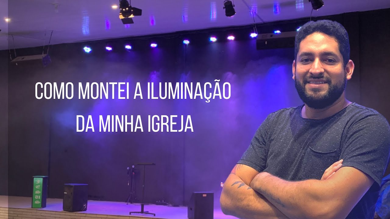 ILUMINAÇÃO PARA IGREJAS PEQUENAS - MUITO BARATO