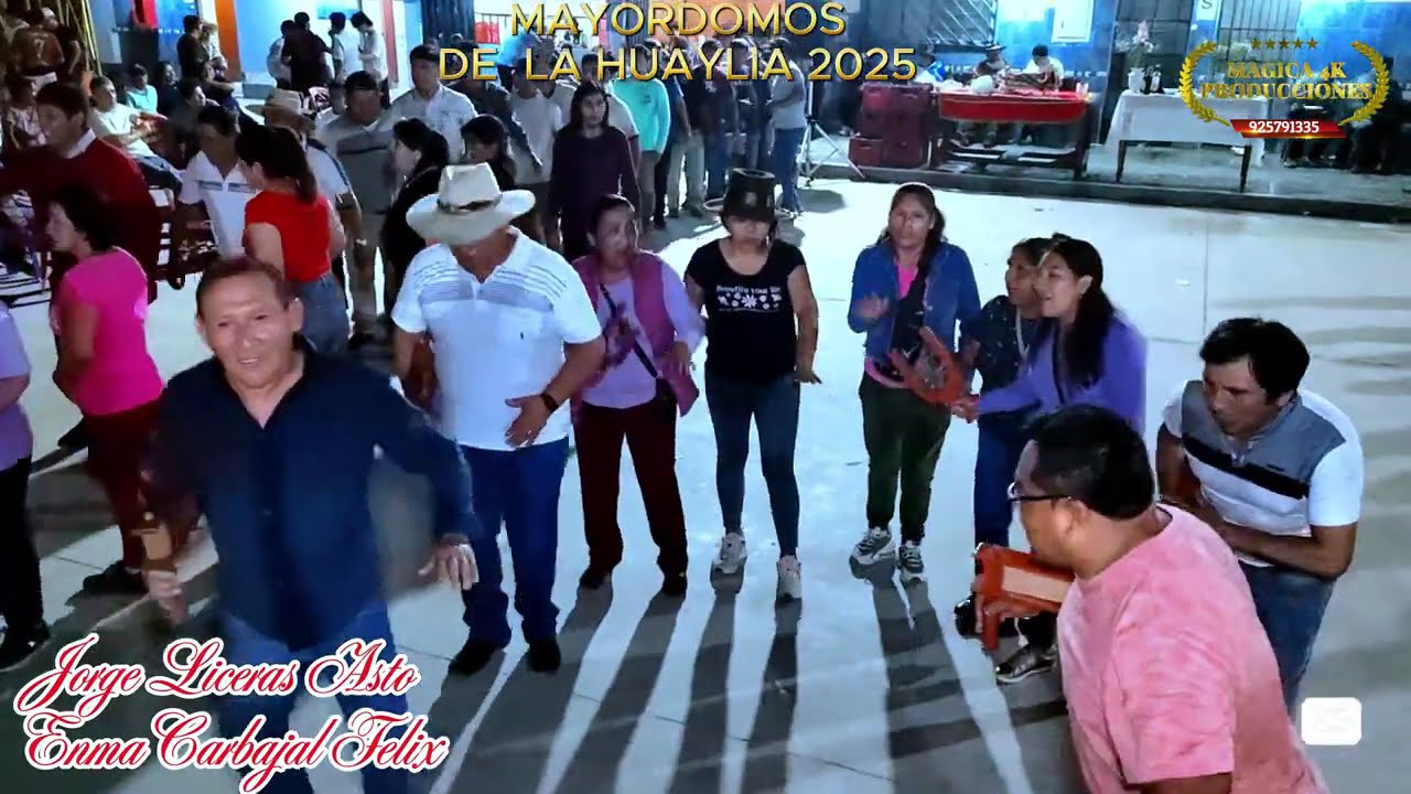 HUAYLIA 2025 MAYORDOMOS EN ANTABAMBA JORGE LICERAS ASTO Y ENMA CARBAJAL FELIX