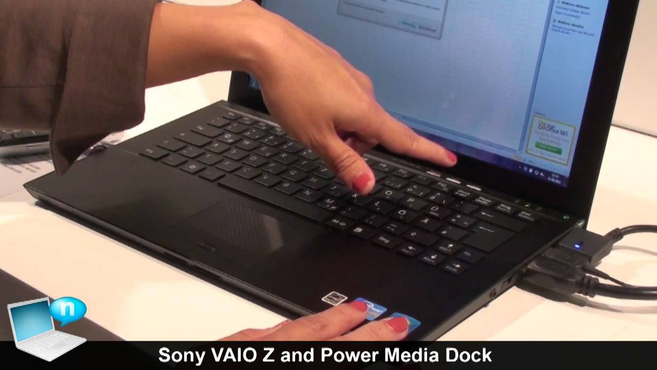 Sony VAIO Z and Power Media Dock