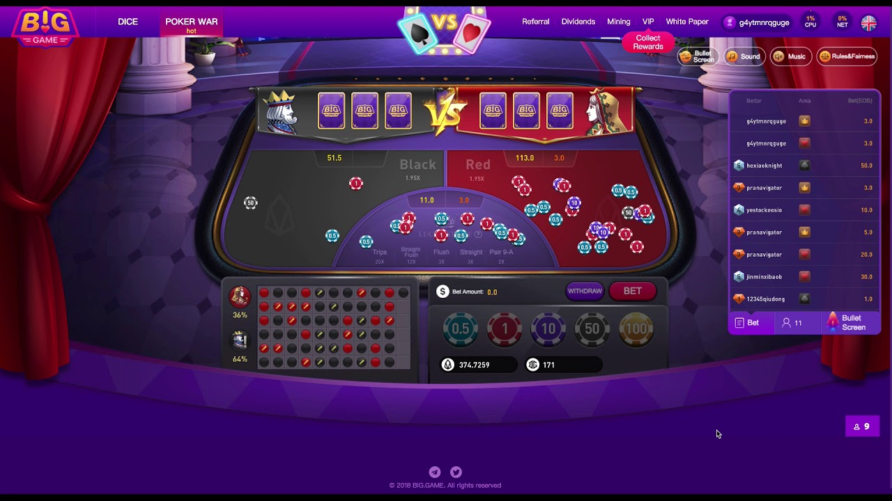 BigGame Poker War