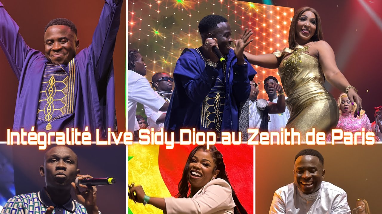 Intégralité Live Zenith de Sidy diop à Paris ce 29 Juin
