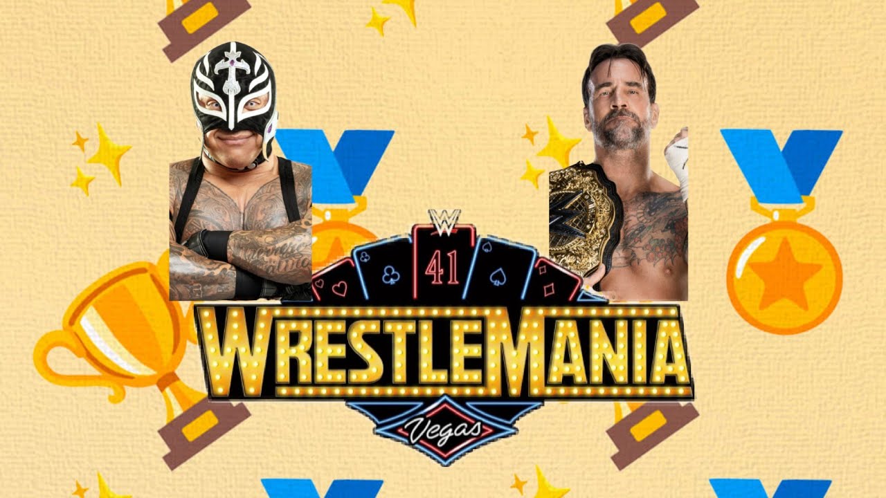 CM Punk vs Rey Mysterio TLC at WrestleMania *wooooooooooo*