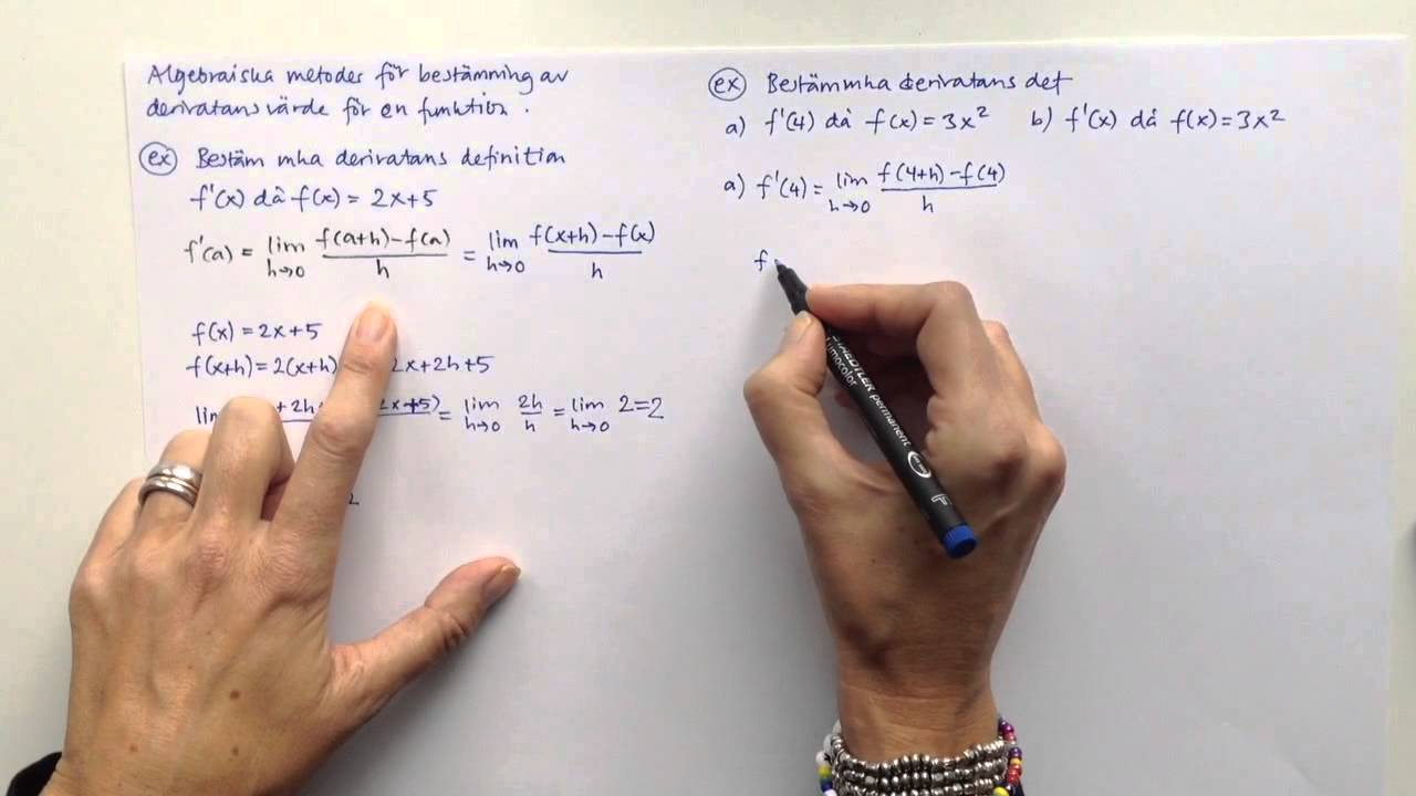 Derivatans definition exempel