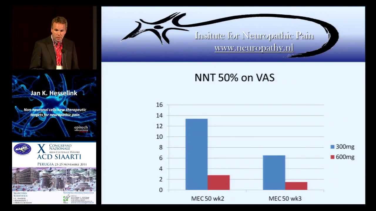 ACD SIAARTI 2011 prof JM Keppel Hesselink Palmitoylethanolamide's efficacy in sciatic pain