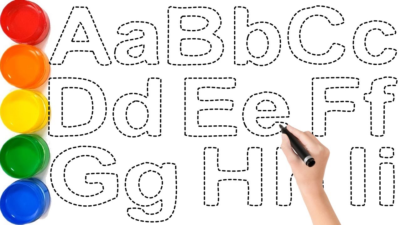 Phonics Song / Aa Bb Cc Dd Ee Ff Gg Hh Draw & Paint A to Z Easy Step by Step for Kids / Ks Art