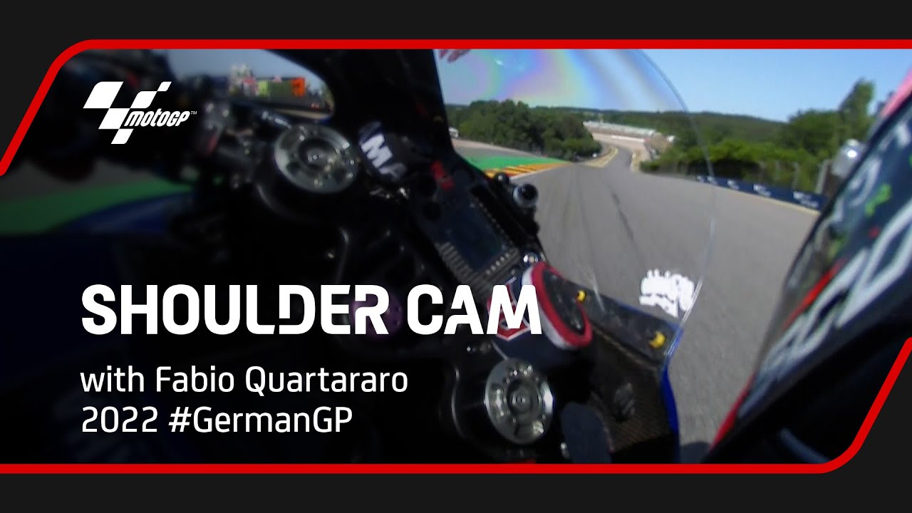 Fabio Quartararo's Shoulder Cam |&nbsp;2022 #GermanGP