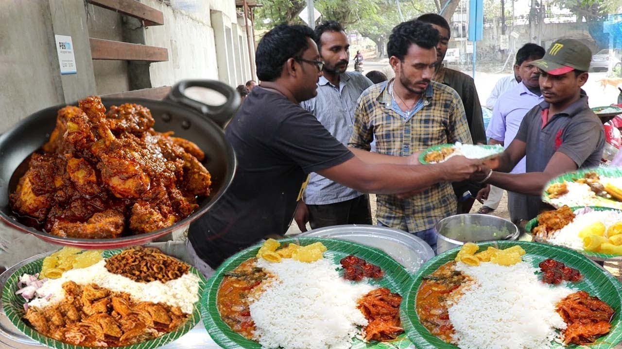 Hardworking Young Boy Selling Unlimited Meals | Best Indian Street Food Videos | Food Bandi