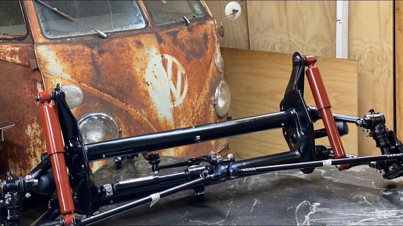 Axle Restoration Complete | VW Bus Center Pin, Swing Lever Tie Rods, Shocks, Saved After 60 Years CT