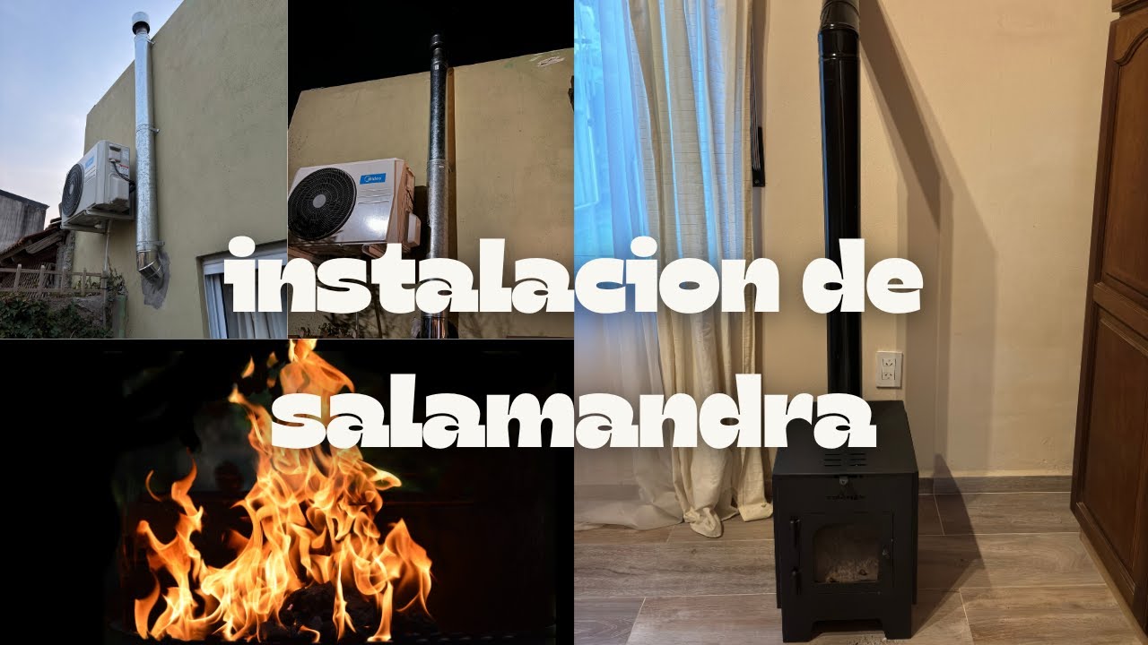 Instalación de SALAMANDRA y TIRAJE. Salamandra tromen