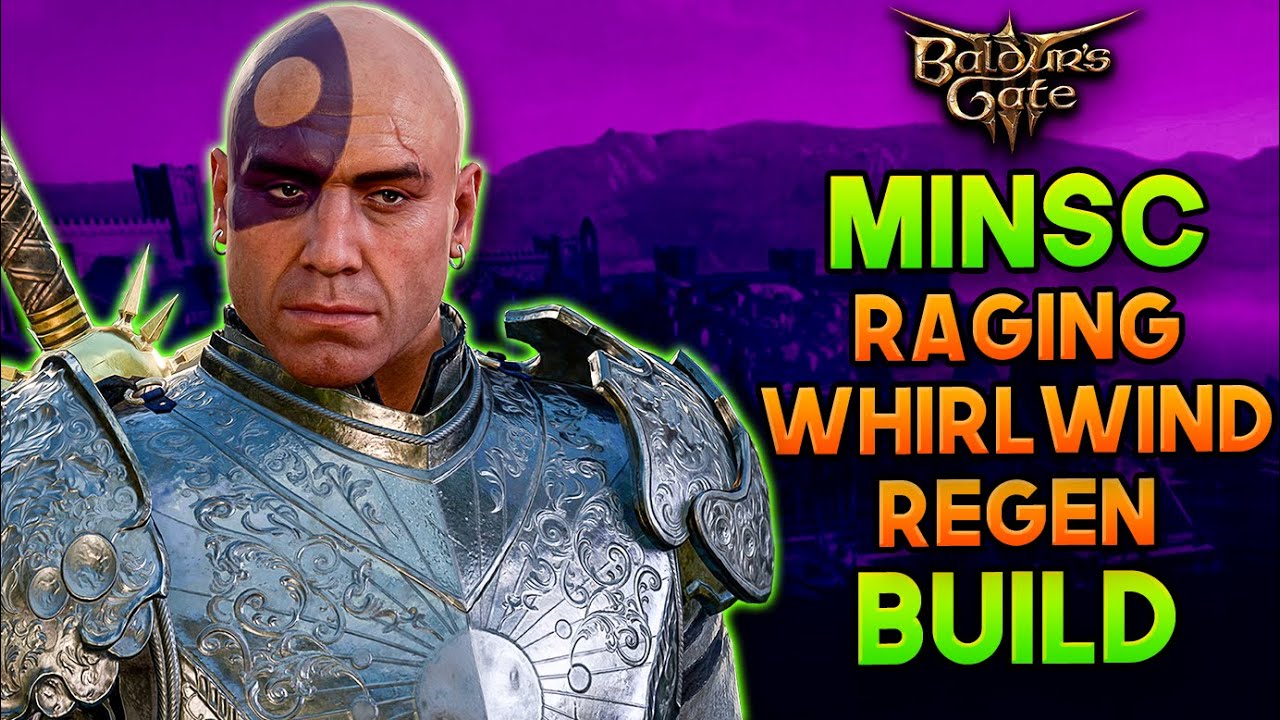 Baldur's Gate 3 - БИЛД РЕГЕНЕРАТОРА ЯРОСТНОГО ВИХРЯ MINSC - БИЛД Охотника-Рейнджера / Варвара