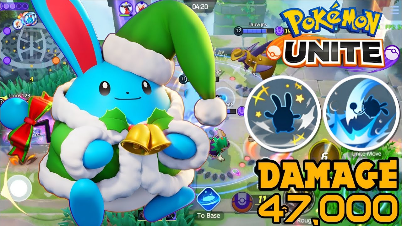 Pokemon Unite S33 AZUMARILL 10 Kills Legend Solo Queue 47K Damage Random Gameplay Hindi 2026