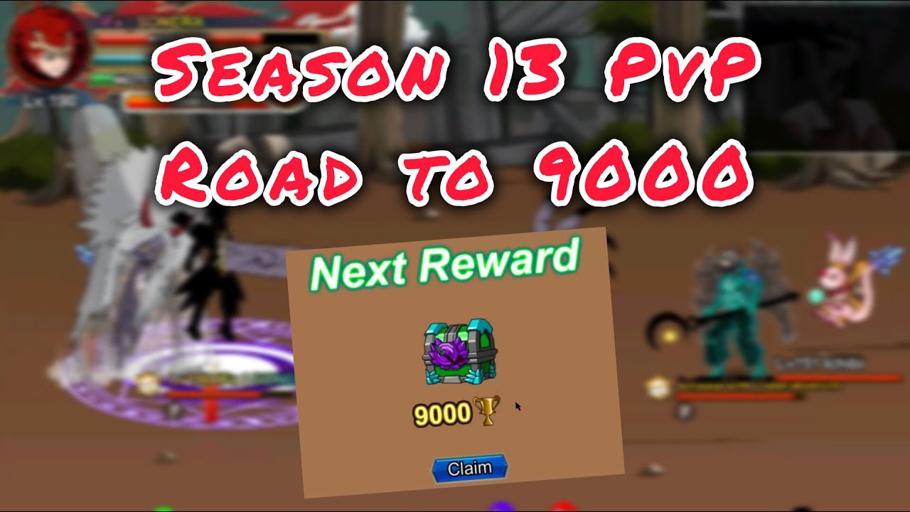 Shinobi Warfare - Season 13 PvP Road to 9000 Trophy (Shinigami Gameplay)