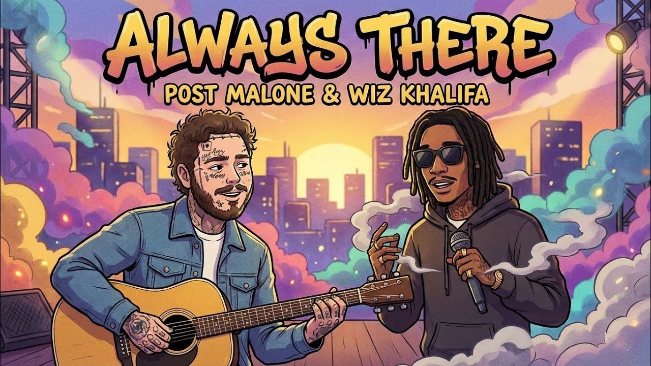 Always There - Style Post Malone, Wiz Khalifa (Lyrics Video)
