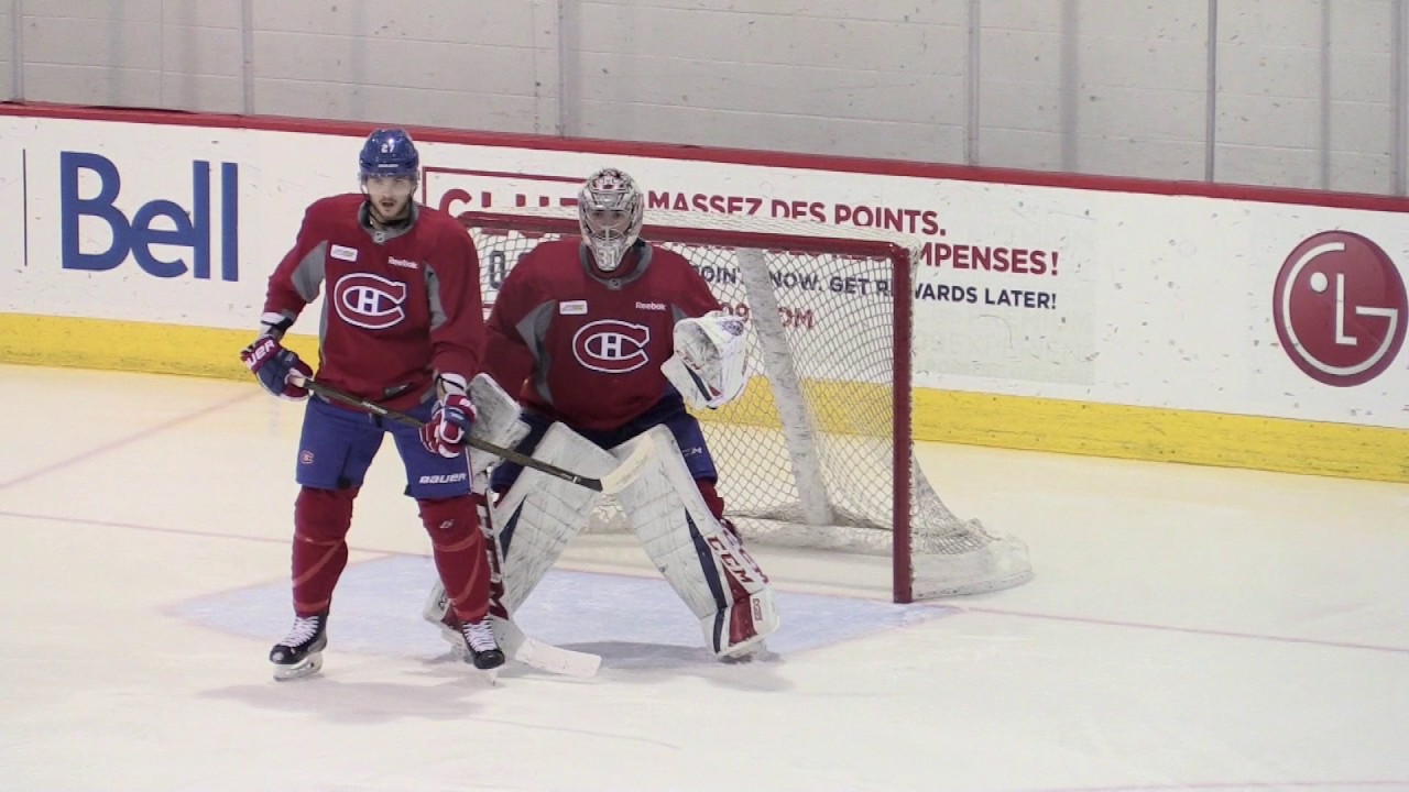 Carey Price morning practice January 14, 2017