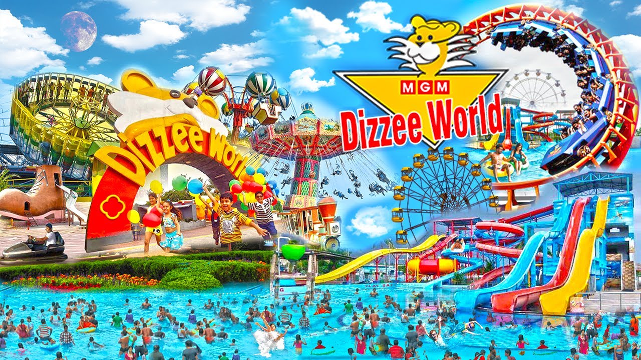 MGM Dizzee World Chennai || Theme Park || Full Tour || THRILL & FUN Rides MGM 2023 Summer Edition
