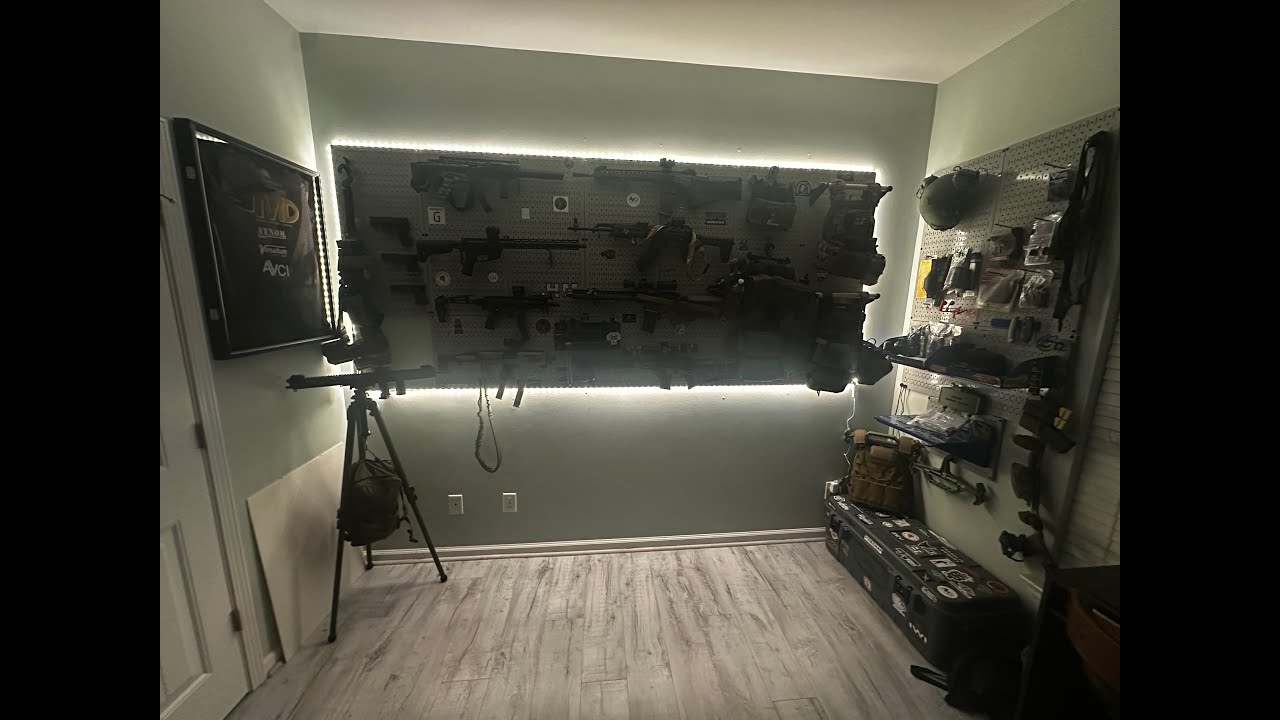 My Gun Wall by Gun Pegboard