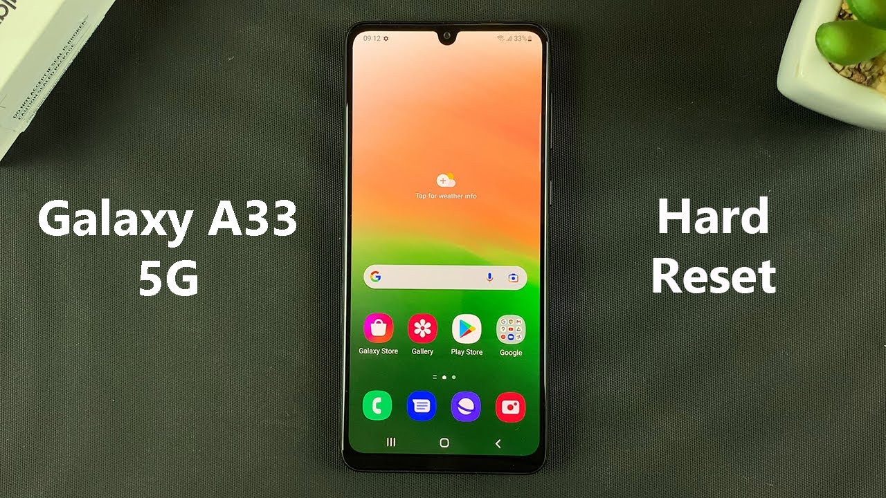 Как сделать полный сброс настроек Samsung Galaxy A33 5G