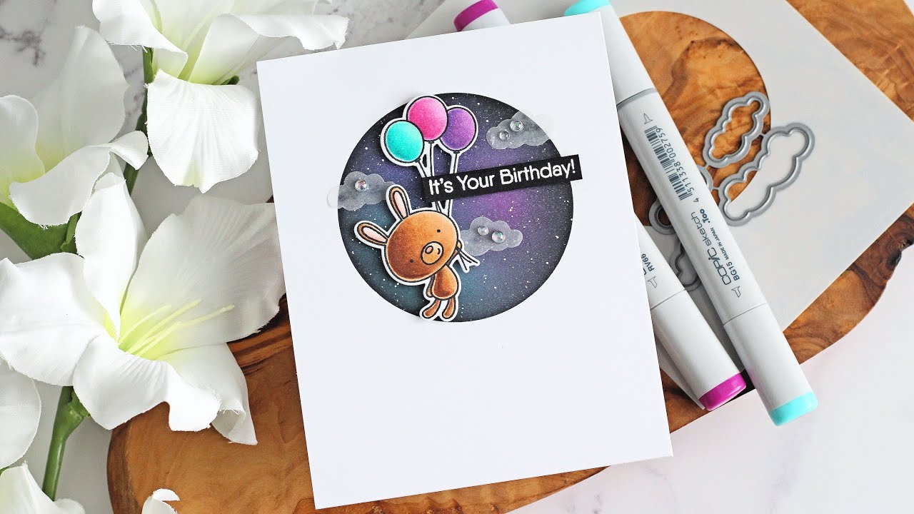 Creating a Galaxy Background with Ink Blending