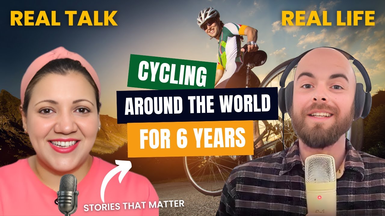 Oscar’s Inspiring Journey: Cycling Across 42 Countries & Teaching English - Real life Real talk