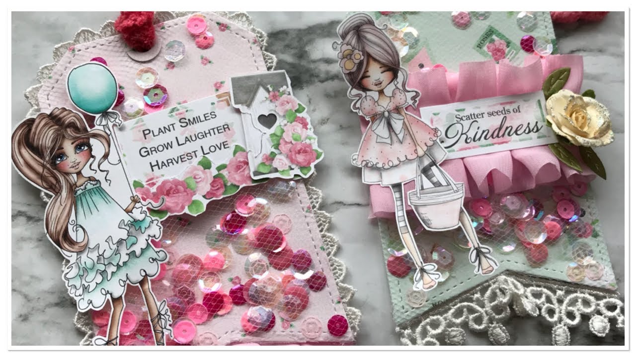 Tulle Shaker Tags | Polkadoodles | Process Video | Rosa Gomez