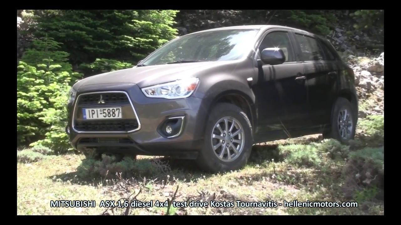 MITSUBISHI ASX diesel 1.6 2018 Test drive by Kostas Tournavitis - hellenicmotors