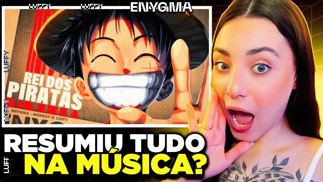 REAGINDO AO RAP REI DOS PIRATAS | Luffy (One piece) | Enygma