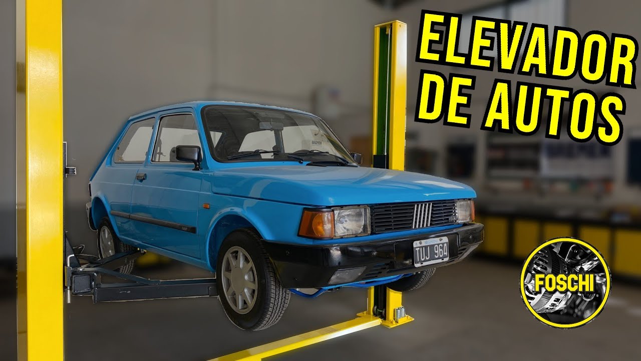 INSTALACIÓN DE ELEVADOR DE AUTOS COMPLETA EN 17min - FOSCHI