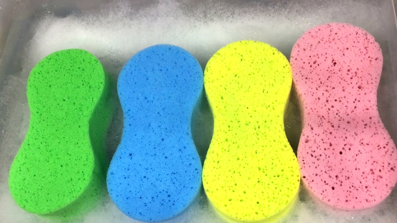 ASMR - New Sponges Again!! 🌲🌿Pine Fabuloso& others 🌲~