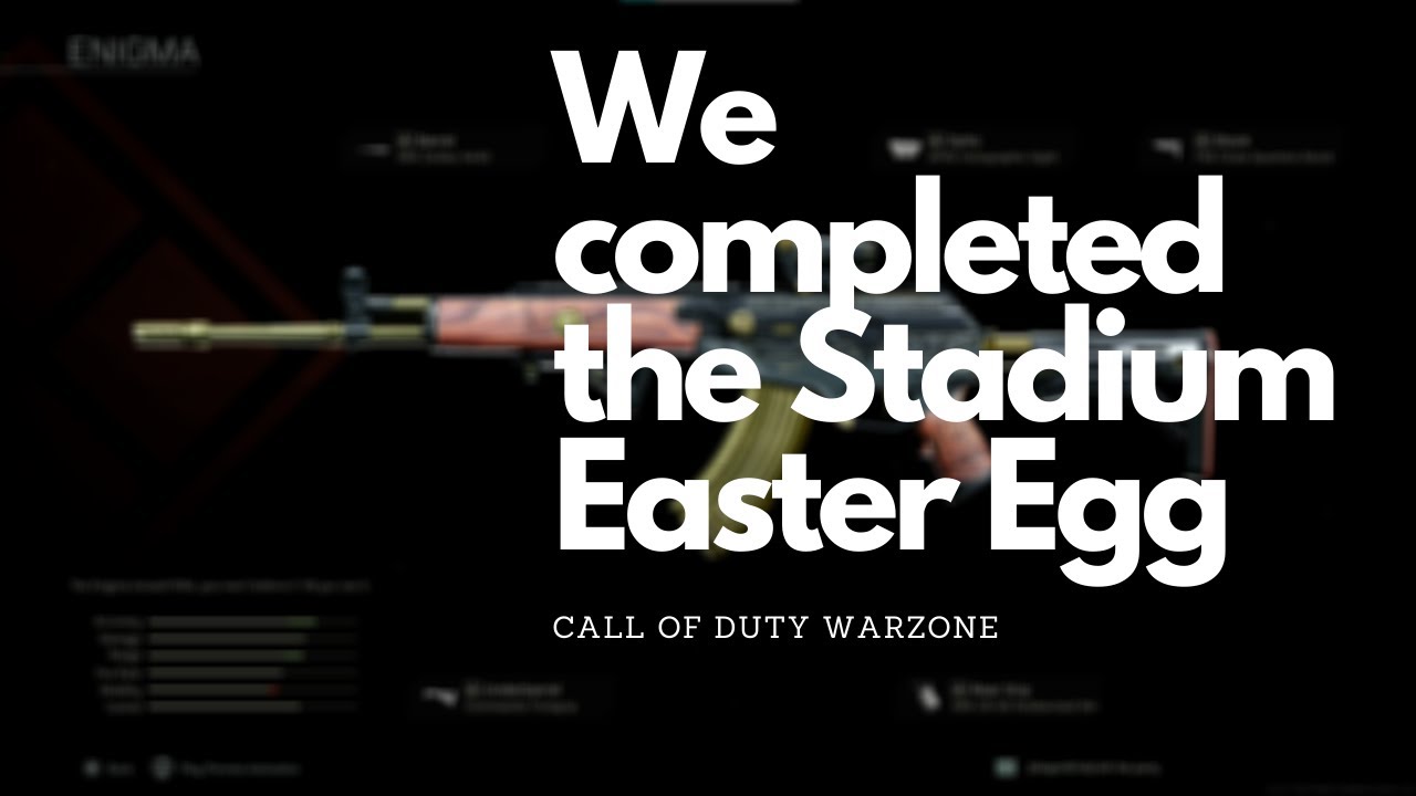 Stadium Easter Egg Completed - Call of Duty Warzone (World First!)