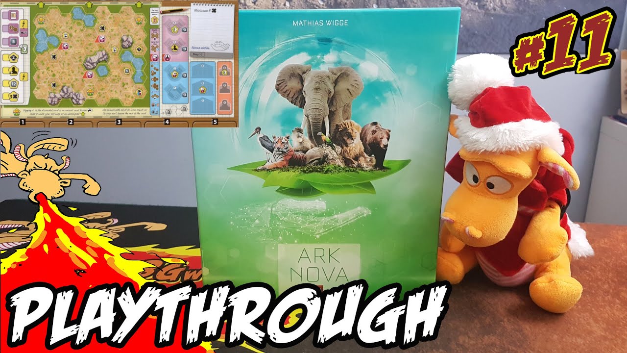 Ark Nova: Zoo Map Pack 1 - Solo Playthrough (Rescue Station)