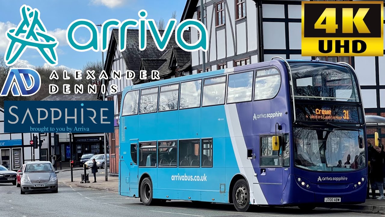 [Arriva North West: 31 Northwich to Crewe via Winsford & Leighton Hospital] Sapphire ADL Enviro400