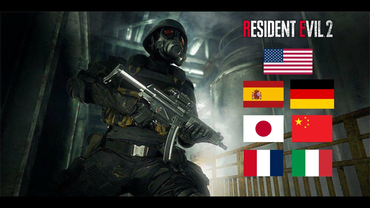 [RESIDENT EVIL 2/BIOHAZARD RE:2] - HUNK’s voice lines in different languages