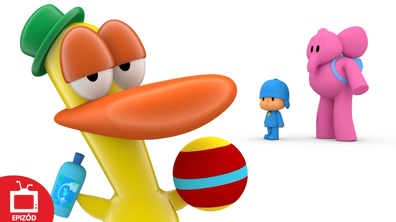 POCOYO MAGYARUL | Pocoyo: Csusszanó Pato (S04E28)