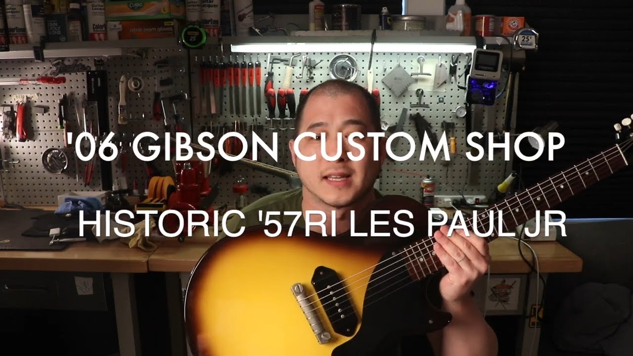 2006 Gibson Custom Shop Historic '57 Reissue Les Paul Jr Vintage Sunburst | Review & Demo
