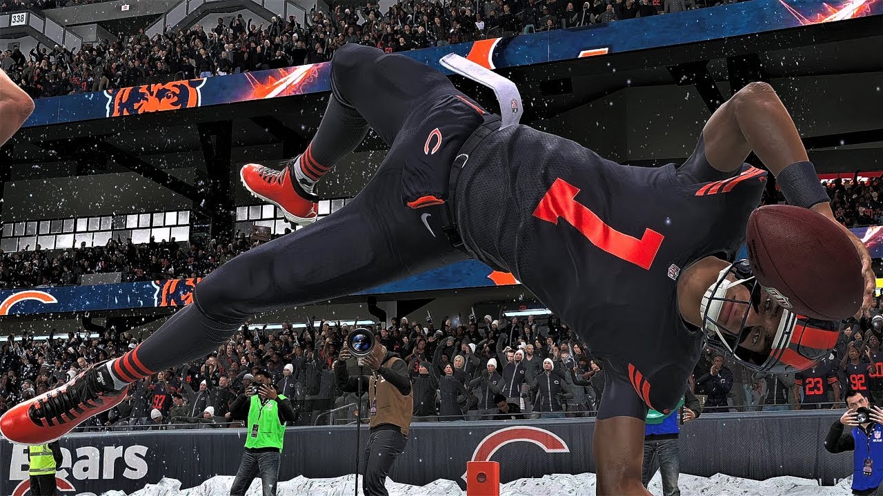 Madden 22 Justin Fields Bears vs Jaguars Snow Blizzard All Madden Edition PS5 4k 60fps HDR Game Play