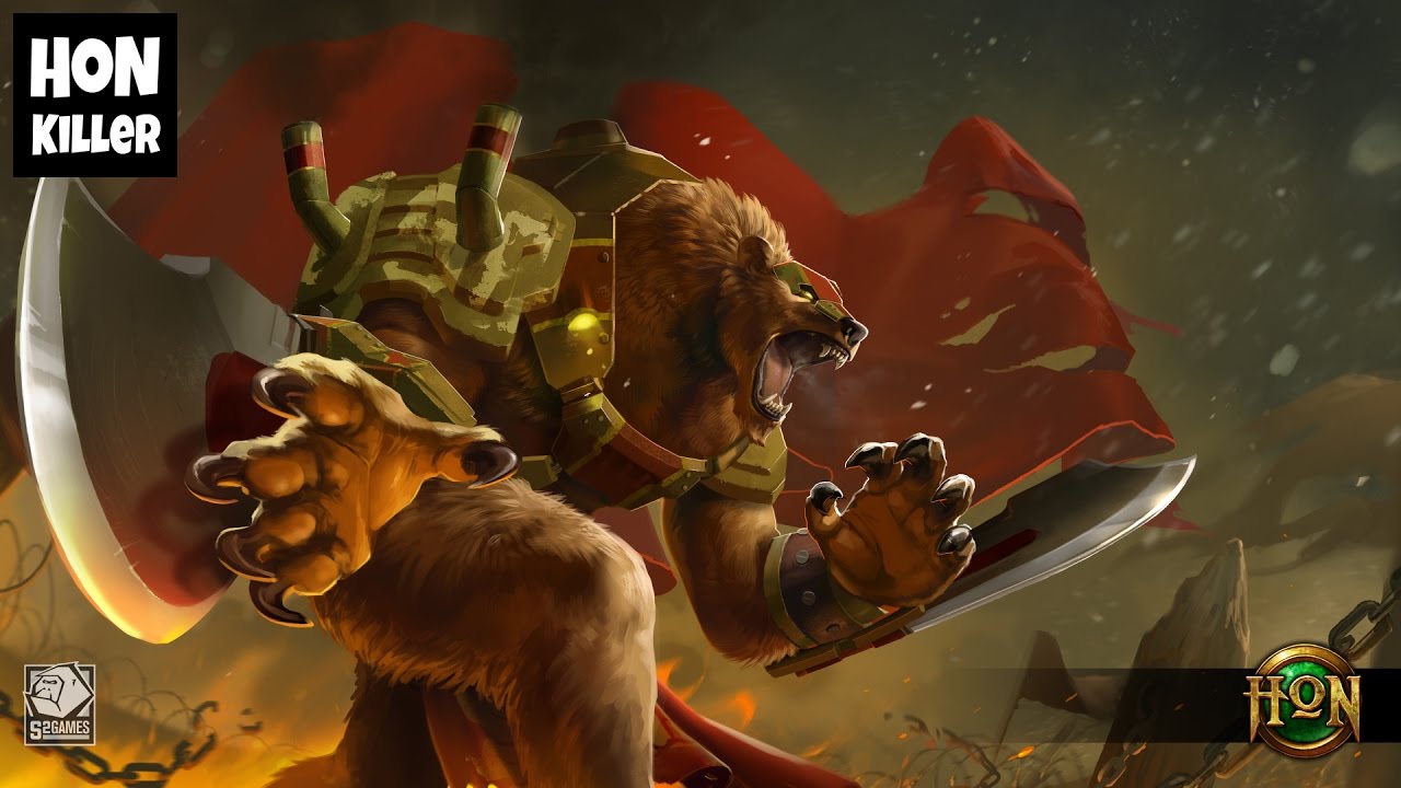 HoN Predator Gameplay - Russian Battlebear - PaSHer - 1869 MMR