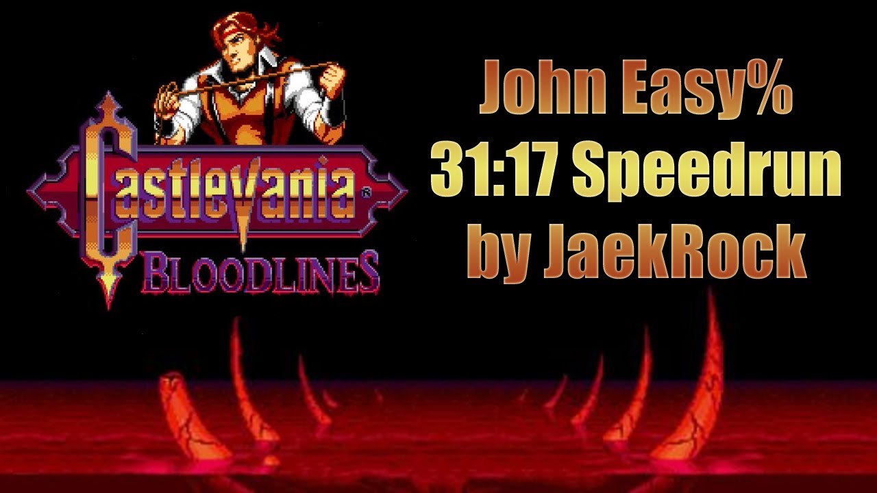Castlevania Bloodlines (Genesis) 31:17 Speedrun - John Easy%