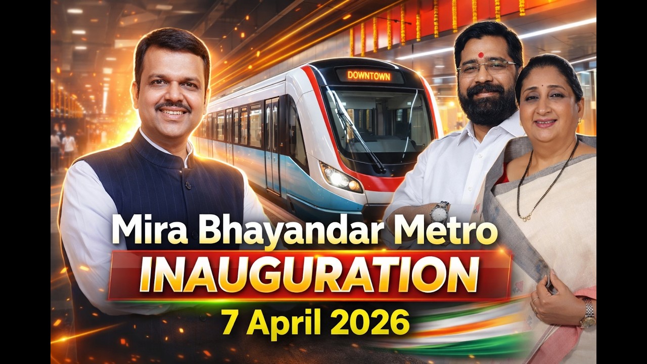 Mira Bhayandar Metro Inauguration 7April 2026