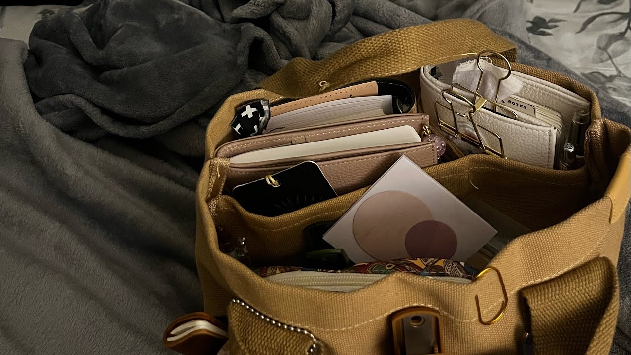 Planner tote Planner pouch // planning journaling on the go